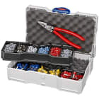 KNIPEX - Coffret assortiment de sertissage pince à sertir 97 71 180 et embouts isolés