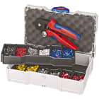 KNIPEX - Coffret assortiment de sertissage pince à sertir 97 53 04 et embouts isolés