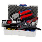 KNIPEX - Coffret de sertissage : Embouts de câbles - Pince 97 53 18 - Pince 12 52 195