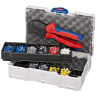 KNIPEX - Coffret assortiment de sertissage pince à sertir 97 52 38 et embouts isolés