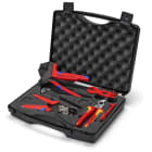 KNIPEX - Mallette à outils photovoltaïques MC4 pour coupe, dénudage et sertissage