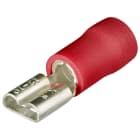 KNIPEX - Cosses clips femelles isolées rouge 4,8 x 0,8mm / 0,5 - 1mm² - 100 pièces