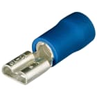 KNIPEX - Cosses clips femelles isolées bleu 7,7 x 0,8mm / 1,5 - 2,5mm² - 100 pièces