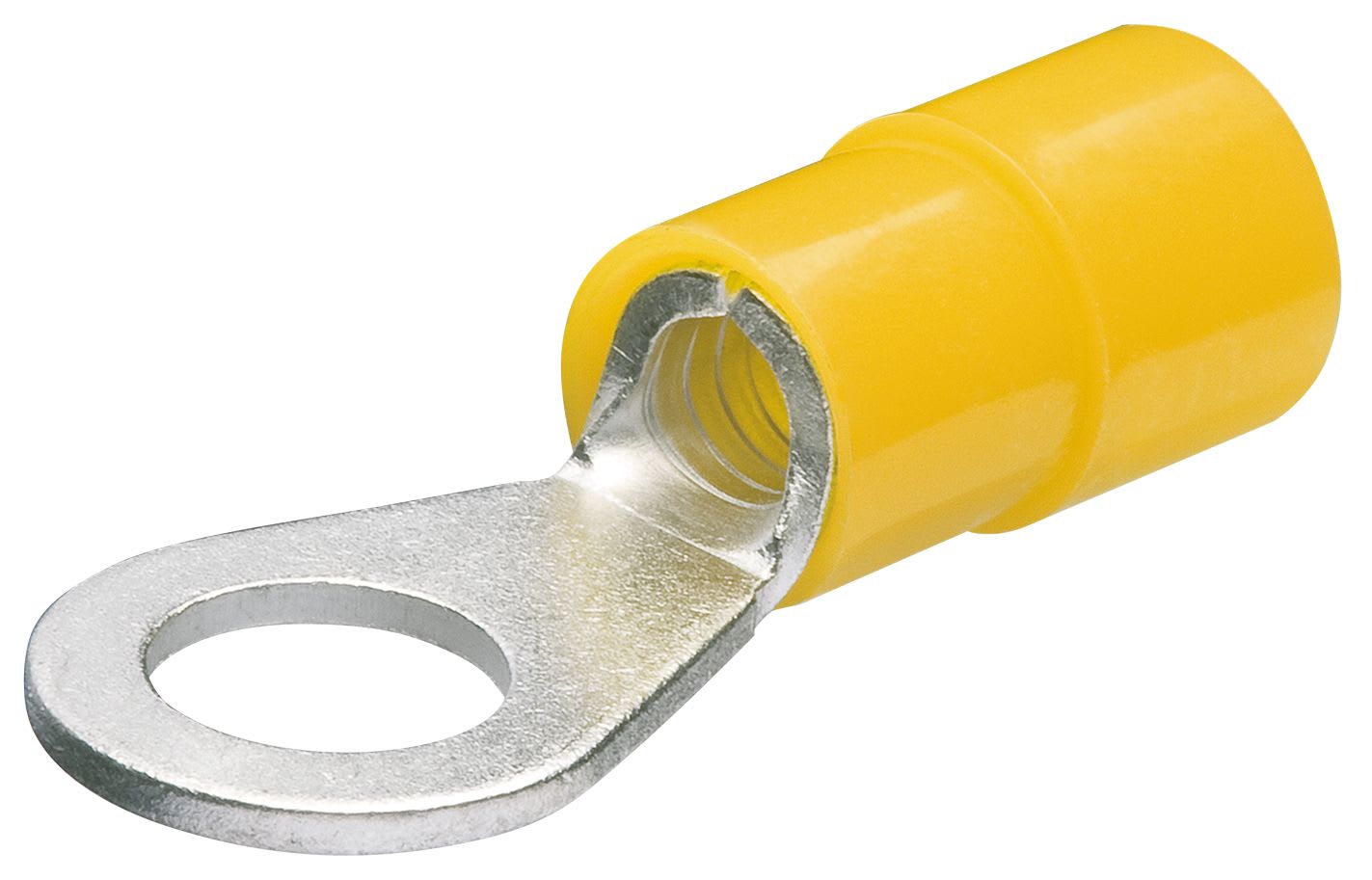KNIPEX - Cosses rondes isolées jaune Ø 10mm / 4,0 - 6,0mm² - 100 pièces