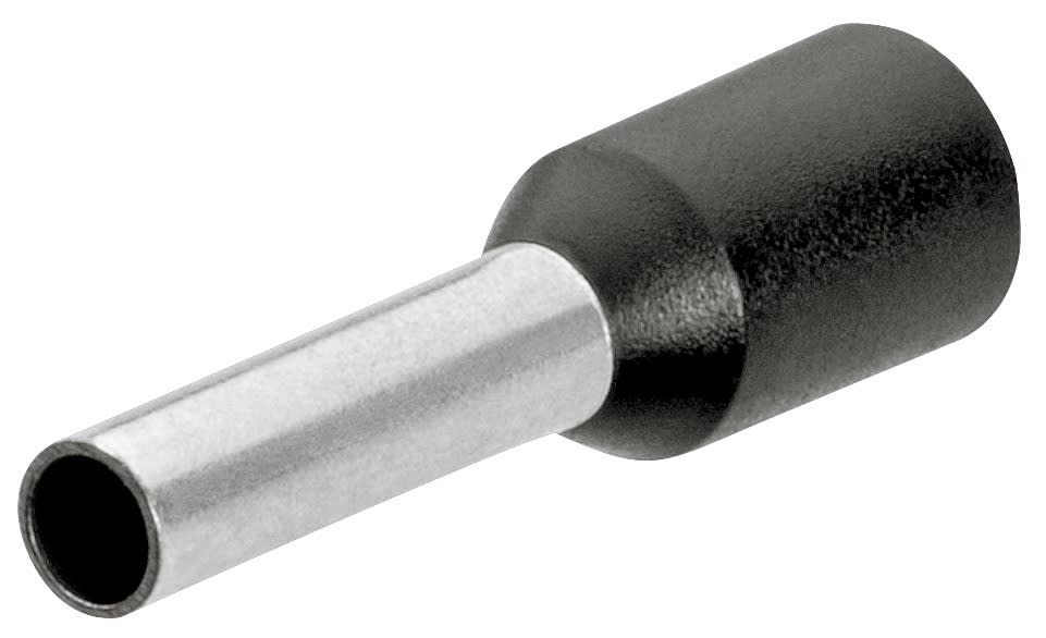 KNIPEX - Embouts de cables isoles noir 1,5mm2 - longueur 16mm - 200 pieces