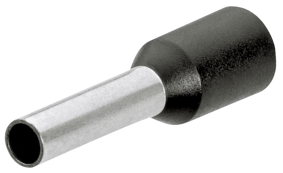 KNIPEX - Embouts de câbles isolés noir 1,5mm² - longueur 16mm - 200 pièces