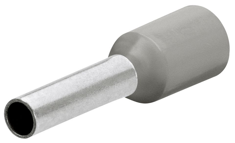 KNIPEX - Embouts de câbles isolés gris 4,0mm² - longueur 20mm - 200 pièces