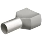 KNIPEX - Embouts de câbles jumelés gris isolés 2 x 0,75mm² - 200 pièces