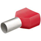 KNIPEX - Embouts de câbles jumelés rouge isolés 2 x 1,0mm² - 200 pièces