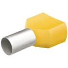 KNIPEX - Embouts de cables jumeles isoles jaune 2 x 6,0mm2 - 50 pieces