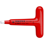 KNIPEX - Cle 6 pans male avec poignee en T - 6mm - Longueur 120mm - Isolee 1000V