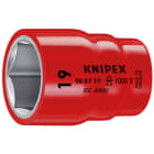 KNIPEX - Douille - 19mm - Carré femelle 1/2" - 6 pans - Gainage surmoulé isolé 1000V