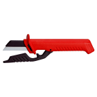 KNIPEX - Couteau d'électricien - Lame trapèze interchangeable - Isolé 1000V - SC