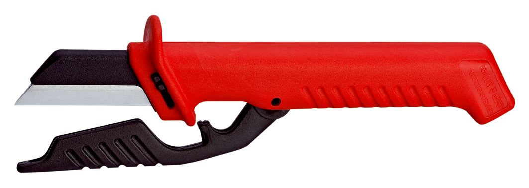KNIPEX - Couteau d'électricien - Lame trapèze interchangeable - Isolé 1000V