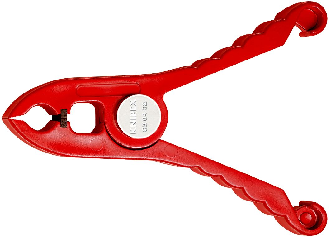 KNIPEX - Agrafe en plastique de fixation de nappes isolantes avec ressort - Isolée 1000V