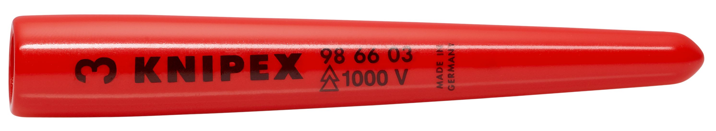 KNIPEX - Embout de sécurité conique autobloquant - Indice de conducteur 3 - Isolé 1000V