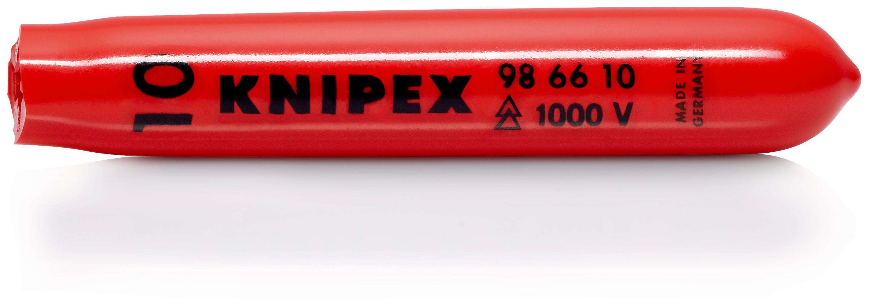 KNIPEX - Embout de sécurité conique autobloquant 10mm - Longueur 80mm - Isolé 1000V