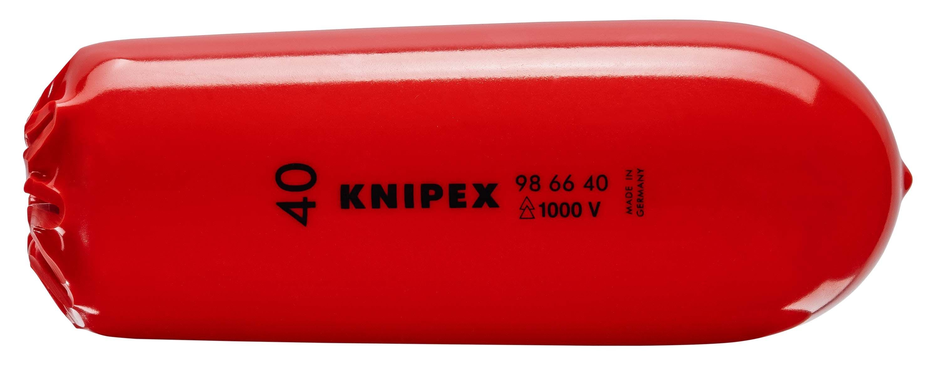 KNIPEX - Embout de sécurité conique autobloquant 40mm - Longueur 130mm - Isolé 1000V