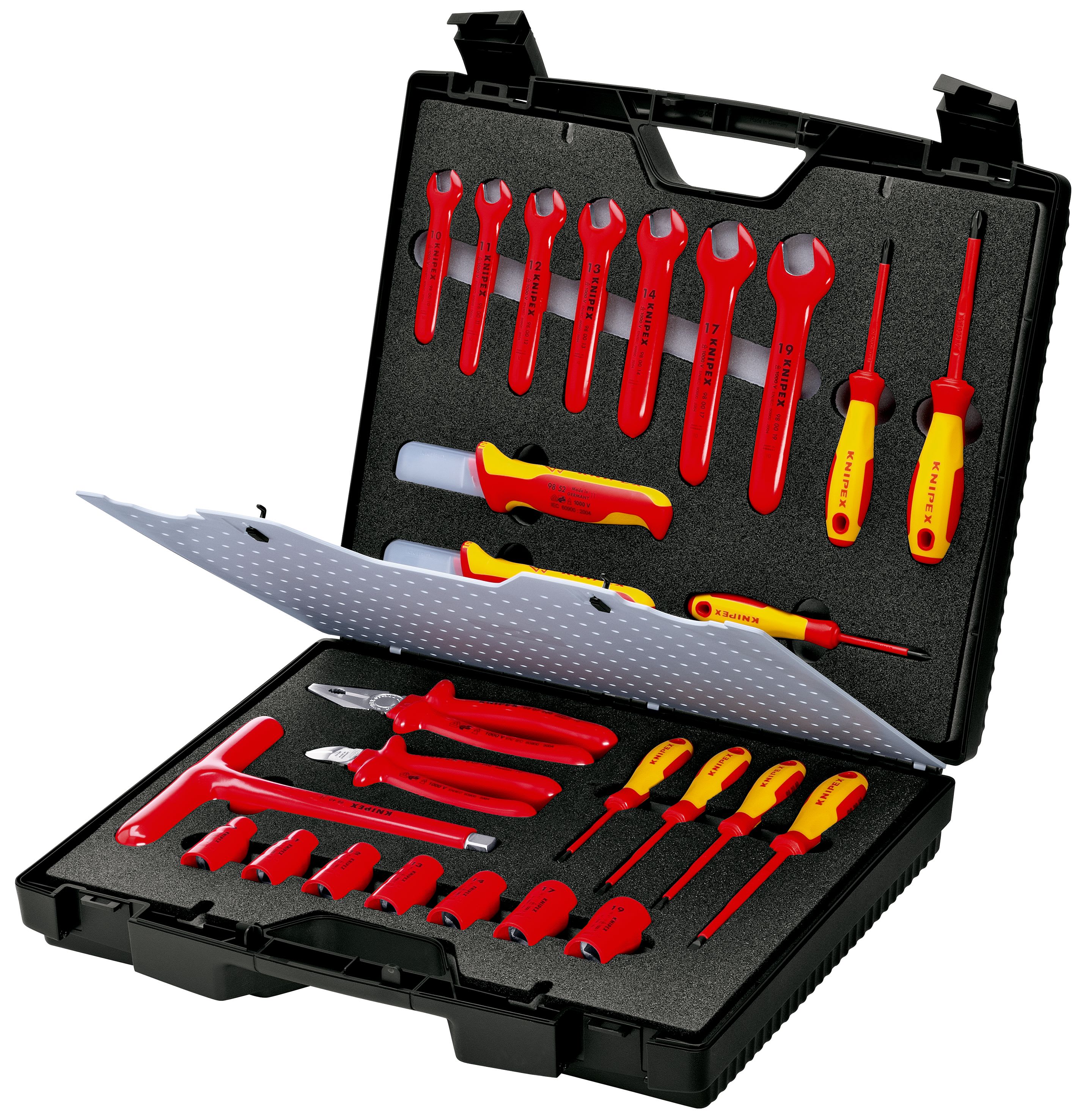 KNIPEX - Coffret assortiment - 26 outils pour électricien - Isolés 1000V