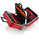 KNIPEX - Valise 42 outils pour electricien isoles 1000V - A double compartiment - rouge