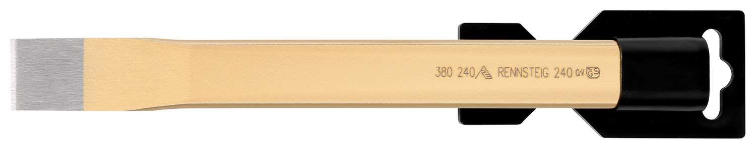 KNIPEX - Ciseau de carrossier droit SB, 28 x 240 mm, verni
