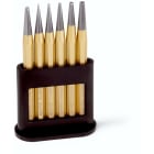 KNIPEX - Lot de 5 chasse-pointes + 1 pointeau sur support