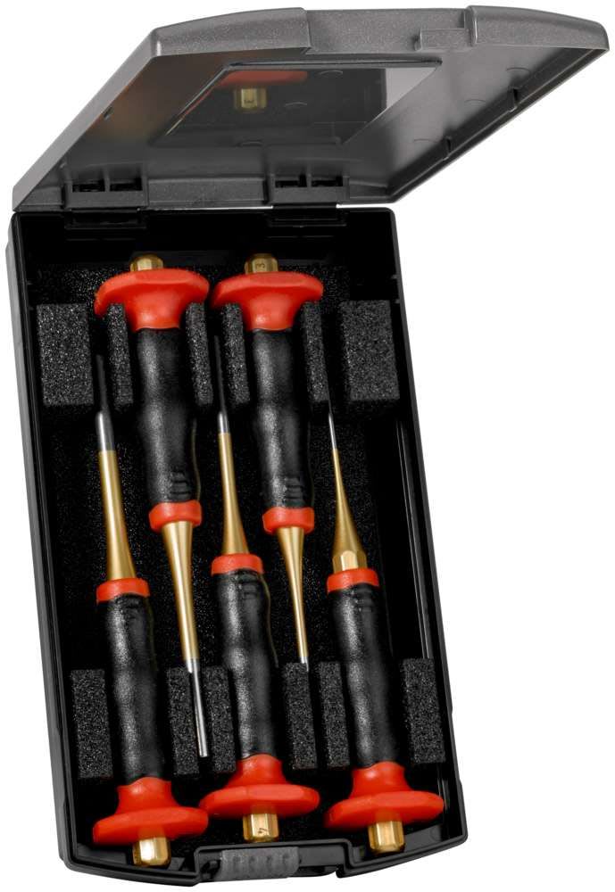 KNIPEX - Lot de 5 chasse-goupilles avec pare-coups 2/3/4/5/6mm en boite plastique