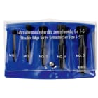 KNIPEX - Lot d?extracteurs de vis de 5 pièces (pochette en plastique)