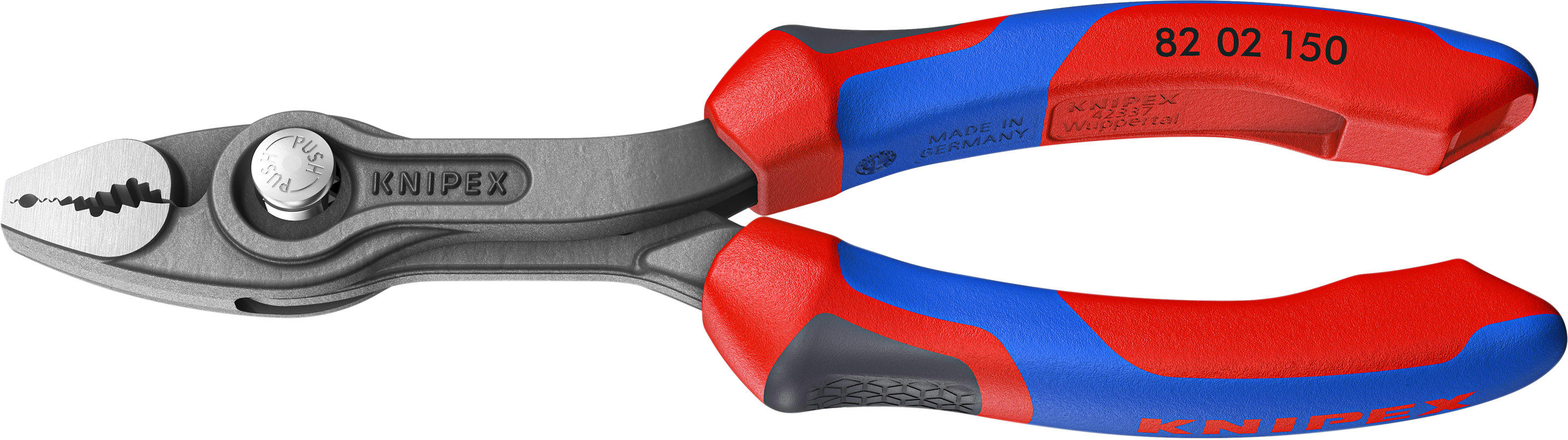 KNIPEX - Pince multiprise frontale et latérale Twingrip 150mm - Tri-matière - Tête polie