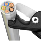 KNIPEX - Coupe-câbles StepCut XL - 225mm - Tri-matière - Bruni - Cu / Al Ø23mm/120mm² -SC