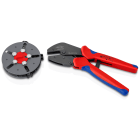 KNIPEX - Pince à sertir MultiCrimp® 250mm - Bi-matière - Fournie avec 3 matrices - SC