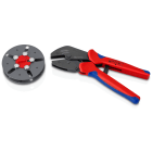KNIPEX - Pince à sertir MultiCrimp® 250mm - Bi-matière fournie avec support matrices vide