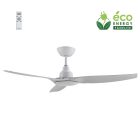 Fanelite - Ventilateur plafond DC 132 cm - Blanc - 3 pales - Télécommande