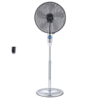 Fanelite - Ventilateur sur pied 40 cm - Chrome - Télécommande