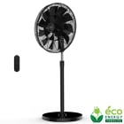Fanelite - Ventilateur sur pied DC Pro 45 cm - Noir - Télécommande - Puissant
