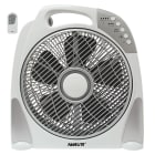 Fanelite - Ventilateur table/sol 30 cm - Blanc/Gris - Plastique - Télécommande