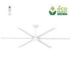 Fanelite - Ventilateur plafond DC 236 cm - Blanc - 6 pales - Télécommande