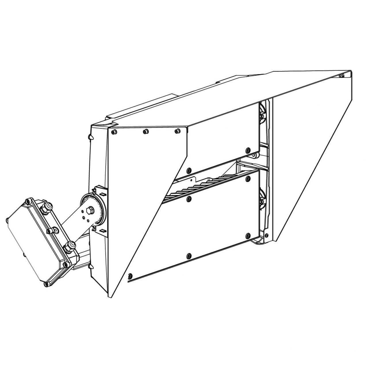 Disano - Accessoire 482 Visière 1 Module FORUM graphite
