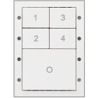 Disano - Panneau de commande 5 Boutons blanc programmation Helvar