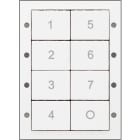 Disano - Panneau de commande 8 Boutons blanc programmation Helvar