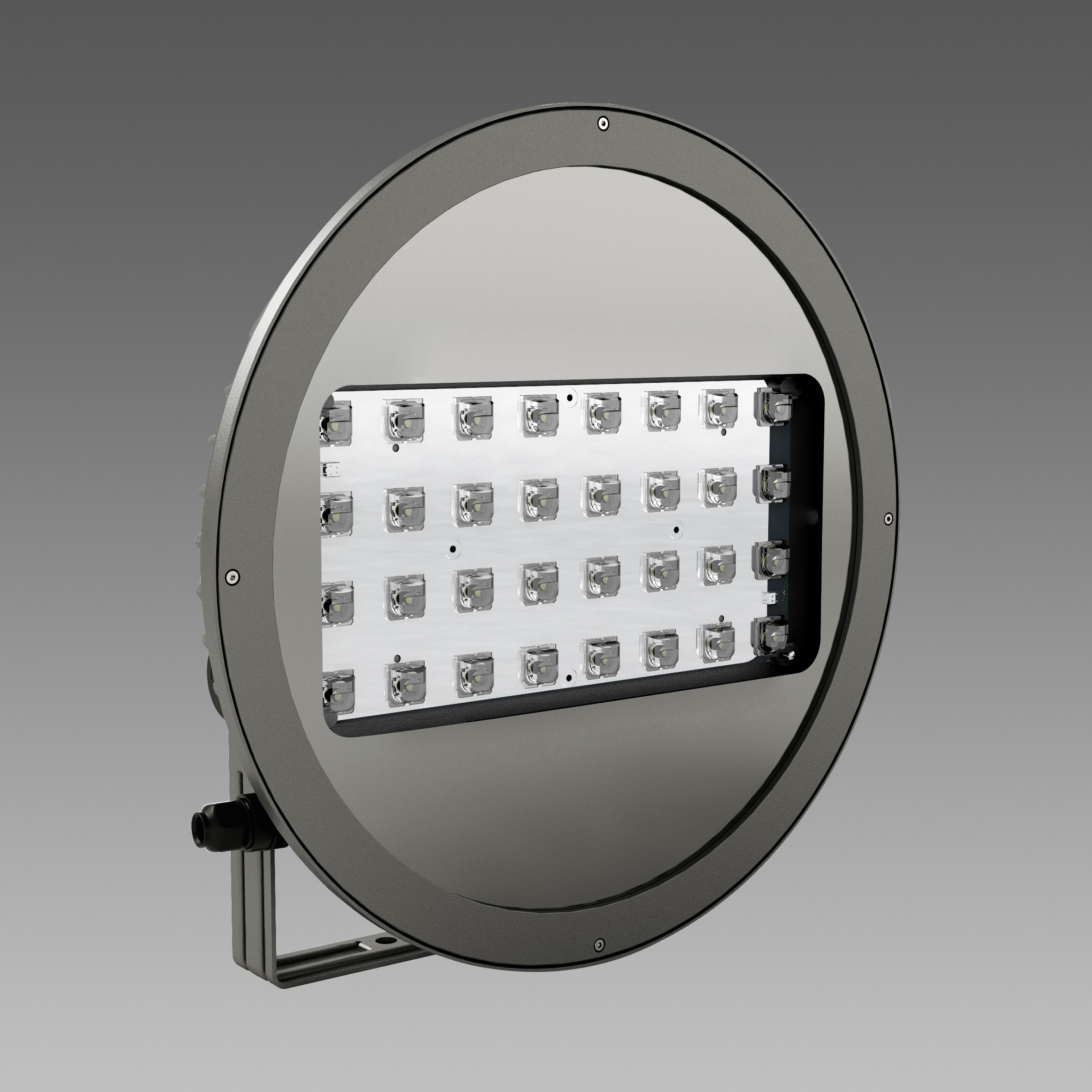 Disano - ASTRO 1787 Led 12960lm argent 3000K CRI70 asymétrique