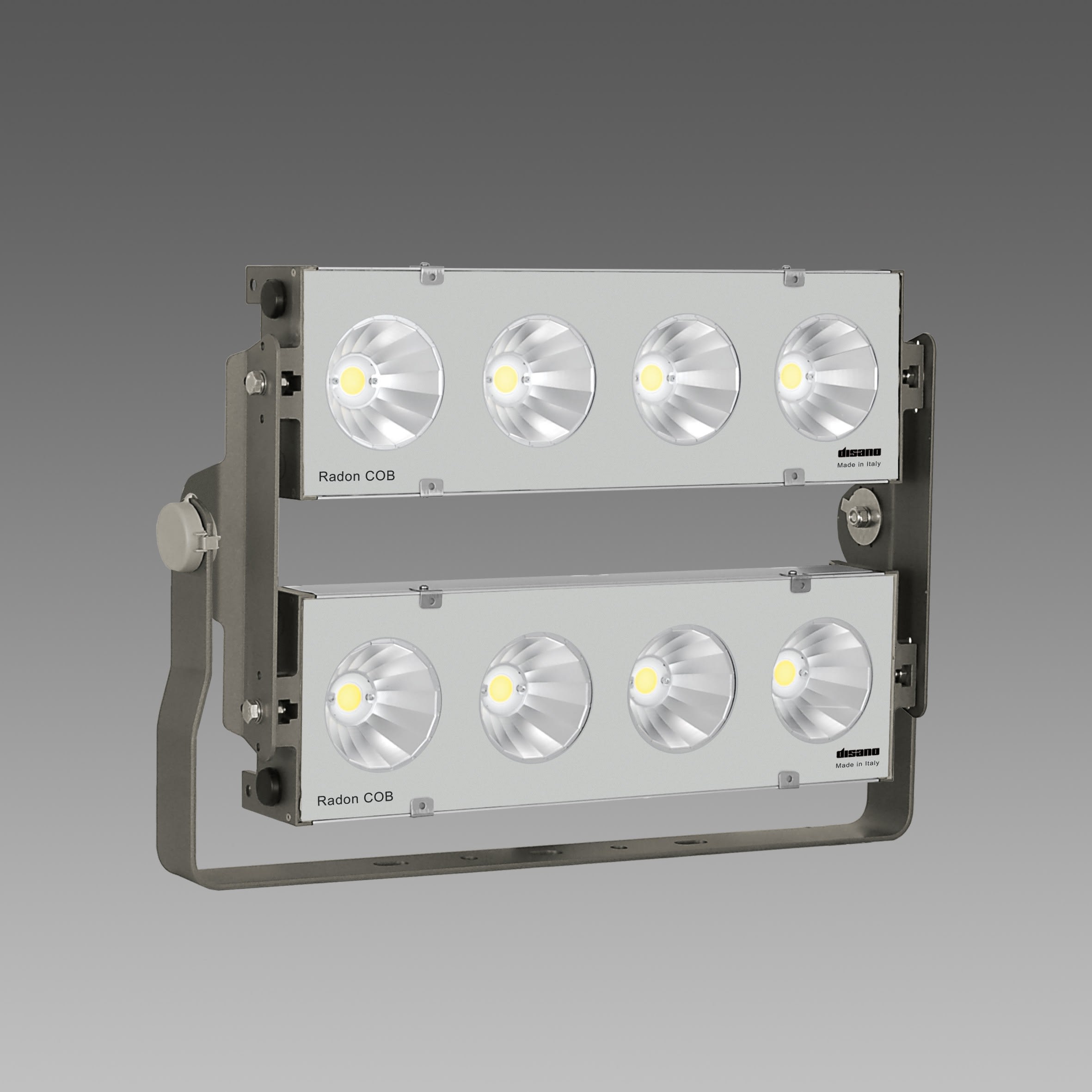 Disano - RADON COB HE 2Modules 2153 Led 484W graphite Ip66 Ik08 68309lm 3000K Symetrique