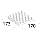Disano - Accessoire 1134 Grille Defilement PUNTO noir