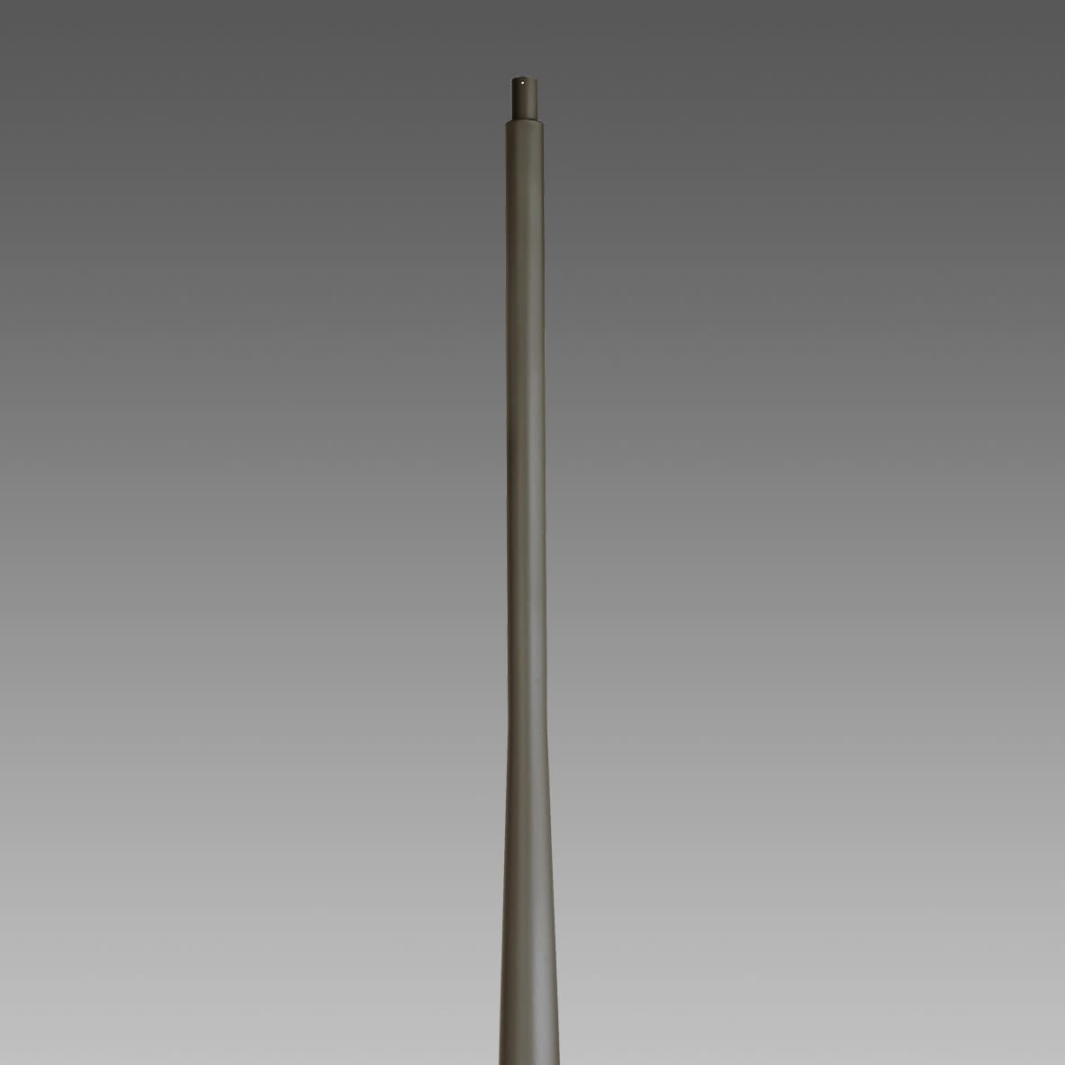 Disano - Mât 4M graphite City 1430 Cylindro Conique sans tiges