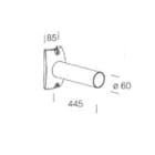 Disano - Accessoire 328 Bras long argent sablé L = 445