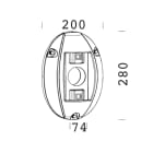 Disano - Accessoire 302 Fixation murale graphite en aluminium