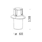 Disano - Accessoire 303 Fixation diamètre 60 graphite