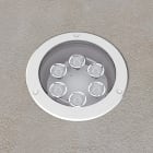 Disano - FLOOR 1689 Led Rgbw 19W 4000K Inox Orientable LED RGBW DMX/RDM Diamètre 245