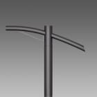 Disano - Accessoire 504 Bras individuel graphite pour mât 60mm