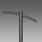 Disano - Accessoire 504 Bras individuel graphite pour mât 60mm